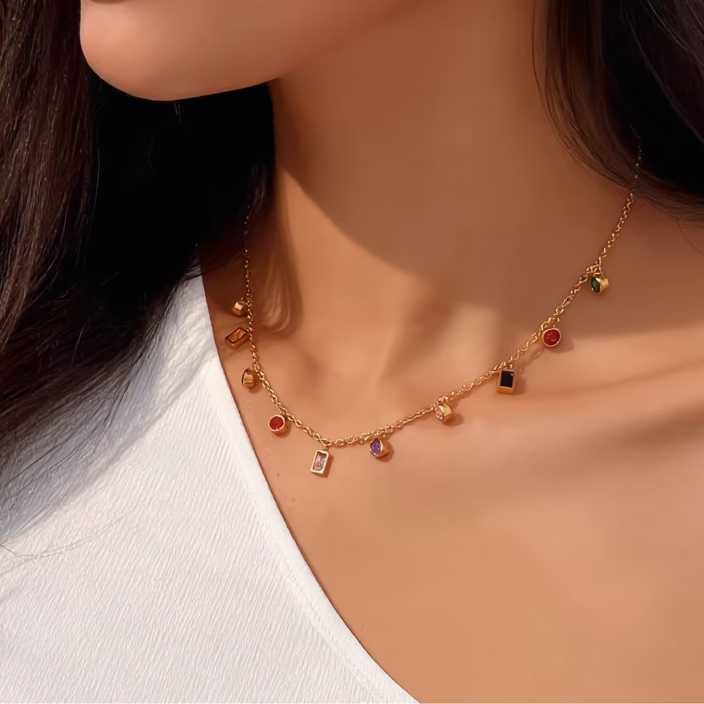 Aurora Charm Necklace