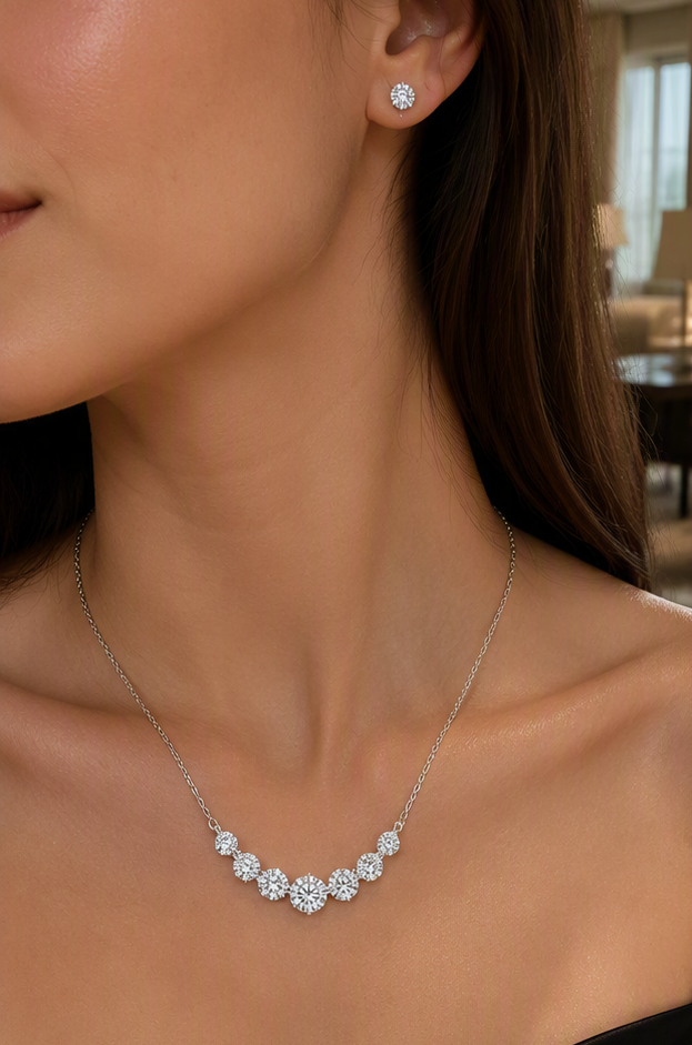 Classic Graduated Crystal Set