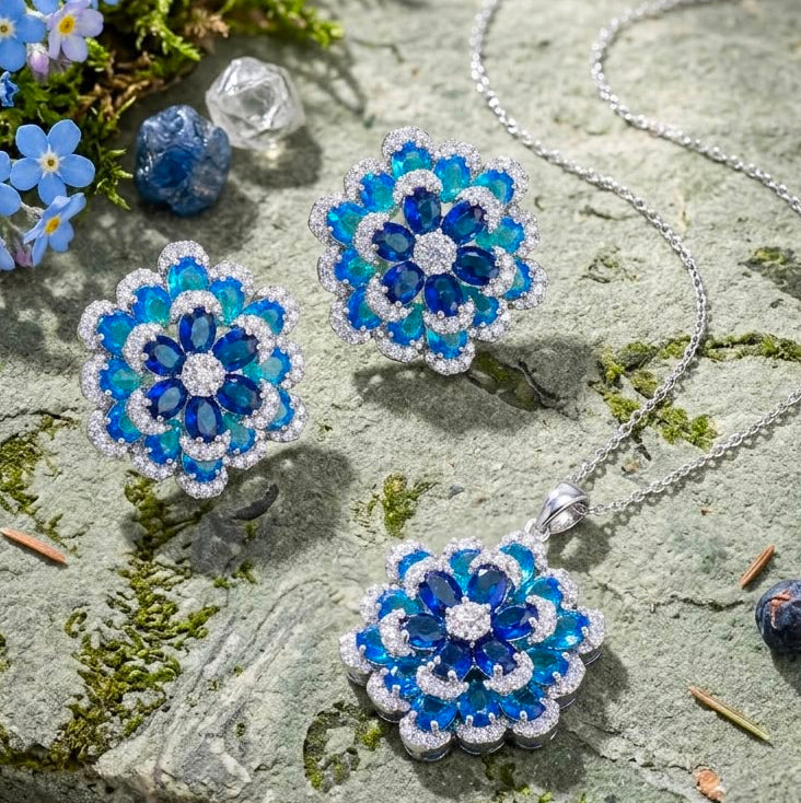 Royale Azure Blossom Set