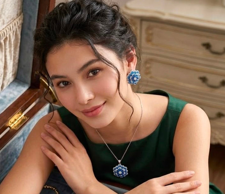 Royale Azure Blossom Set