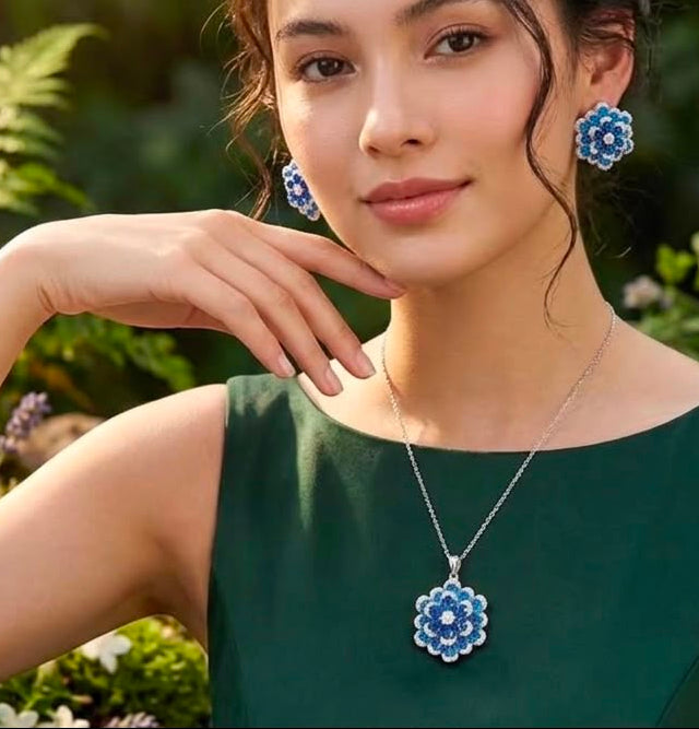 Royale Azure Blossom Set