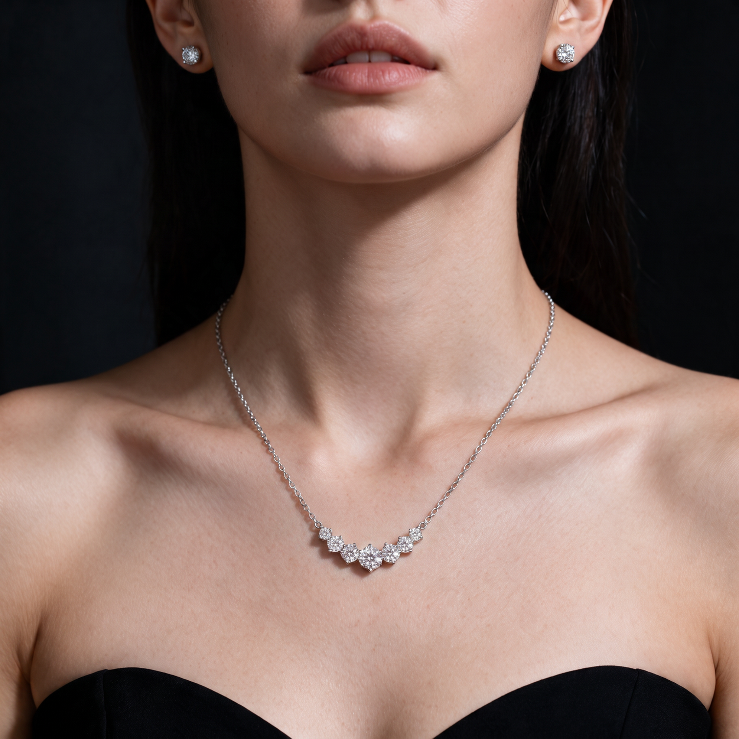 Classic Graduated Crystal Set