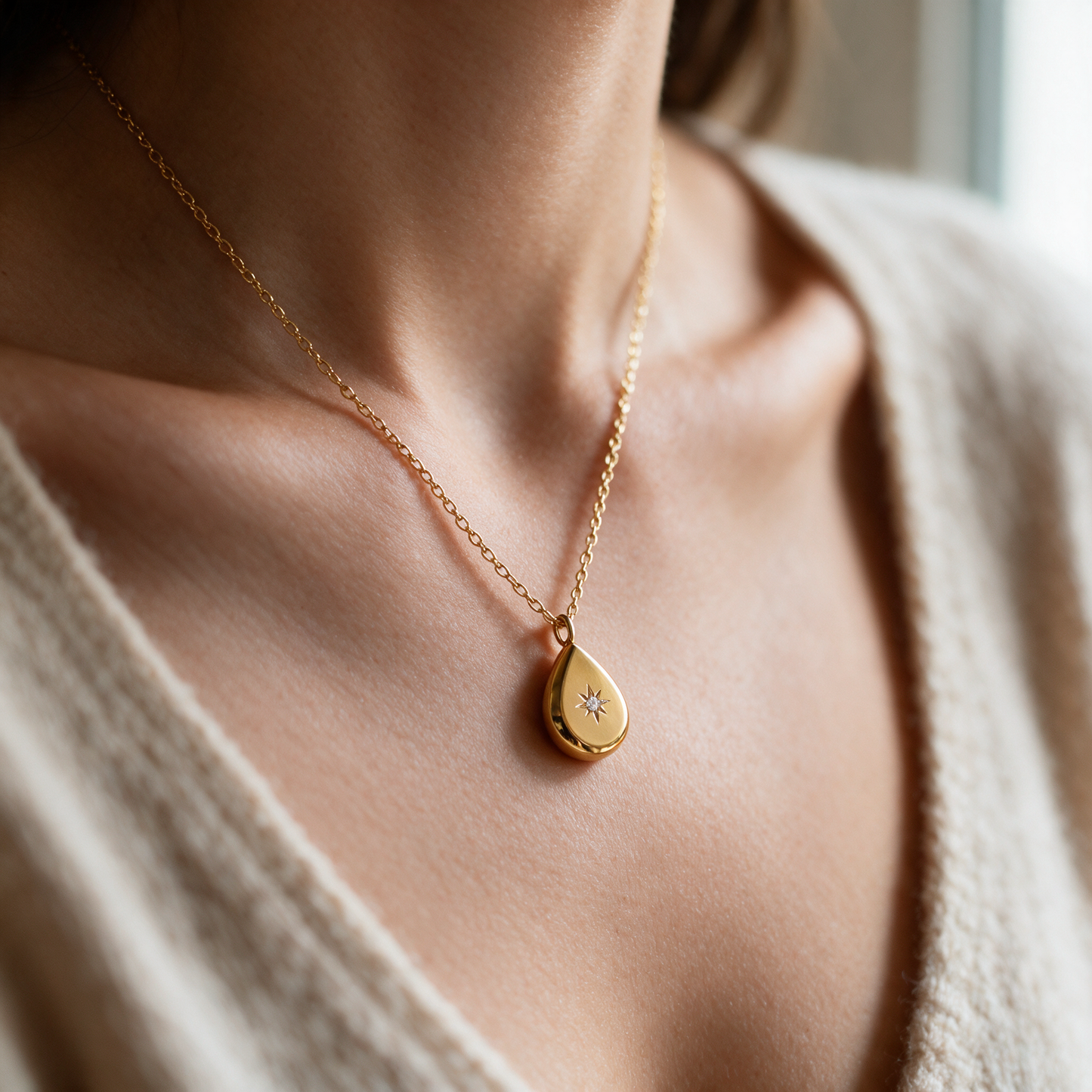 Solstice Teardrop Pendant